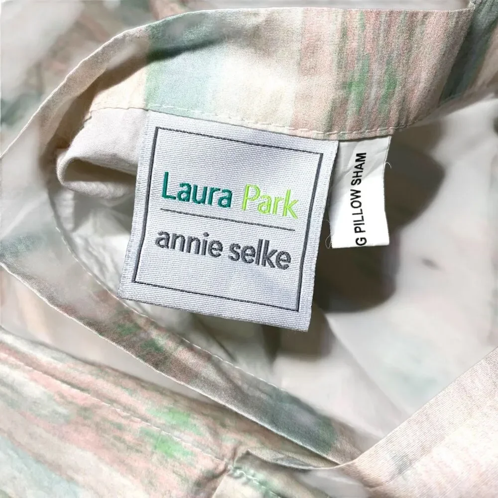 Laura Park Annie Selkie King Size Pillow Cover Sham Watercolor Abstract Pastel
